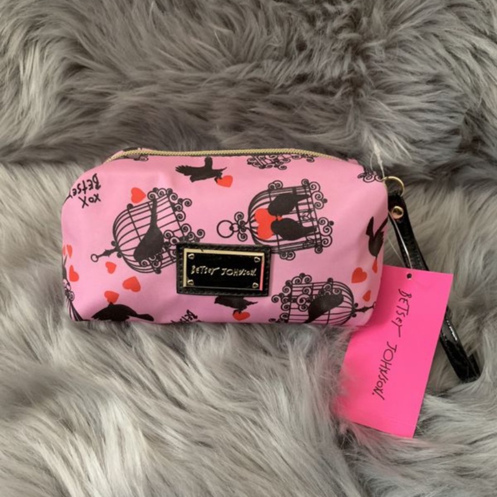 Betsey Johnson Love Birds Box Wristlet